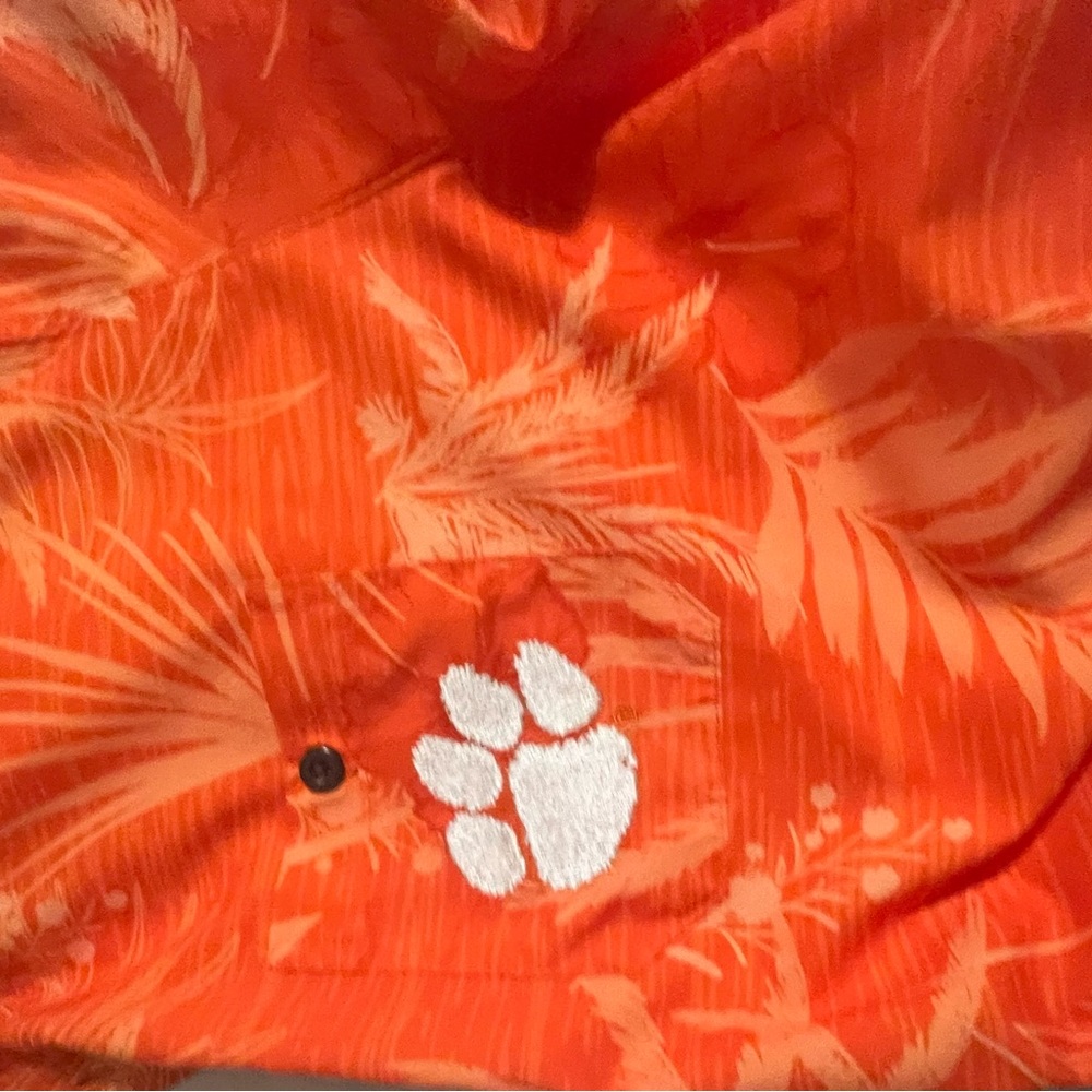 Clemson University Colosseum Orange Tropical Shirt